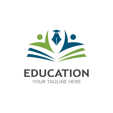 Education Logo Template Vector 22054632 Vector Art At Vecteezy