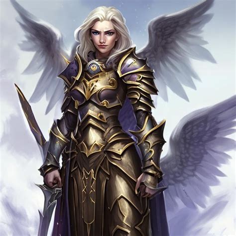 Female Aasimar Paladin