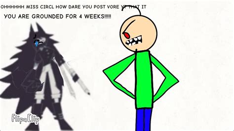 Miss Circle Gets Grounded From Baldi For Posting Vore Youtube