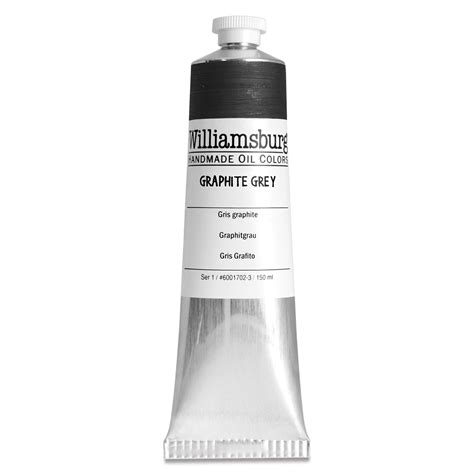 Williamsburg Handmade Oil Paint 150 Ml Graphite Gray Walmart