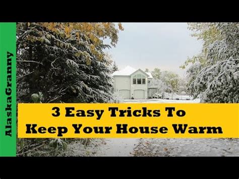 Easy Tricks To Keep Your House Warm Youtube