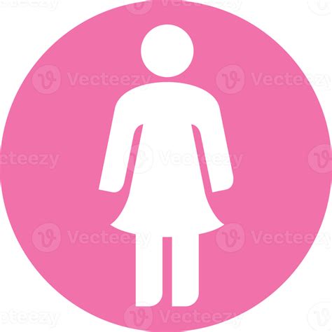 Señal De Baño De Mujer 12909045 Png