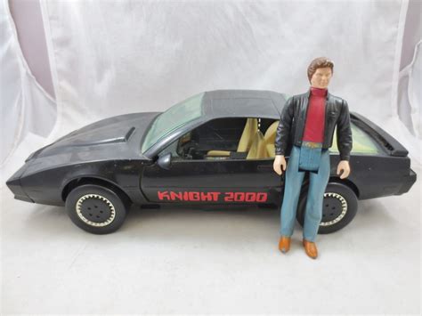 RARE Vintage KITT KNIGHT RIDER Michael Knight Toy Trans Am Car Figure ...