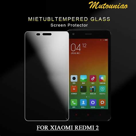 MuTouNiao Clear Glass For Xiaomi Redmi 2 9H Premium Tempered Glass