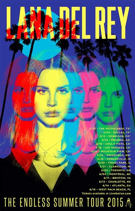 Just Ride Poster Prints Lana Del Rey Endless Summer Tour