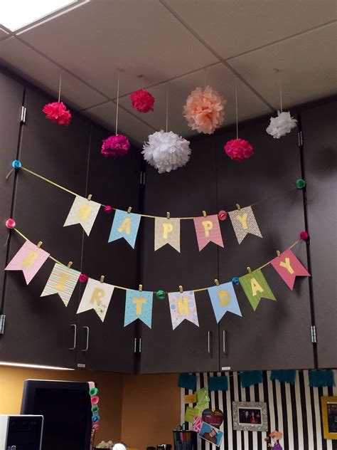 Birthday Decoration Ideas For Office Cubicles Elegant Office Birthday