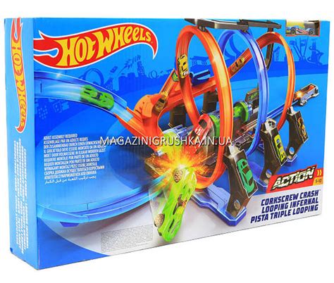 Купить Игровой трек Hot wheels Хот вилс Невероятные виражи FTB цена Prom ua