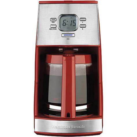 Hamilton Beach Ensemble 12 Cup Coffee Maker Red