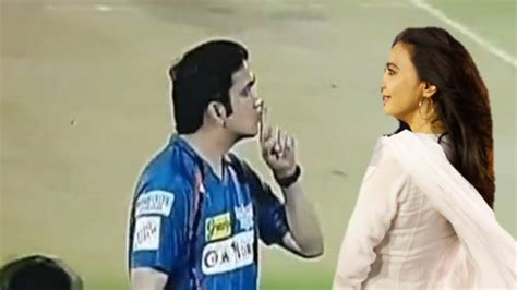 Gautam Gambhir Meet Preity Zinta In Front Of Everyone And Did This