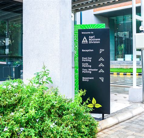 Extraordinary Signage Design Wayfinding For Itc A Year Old