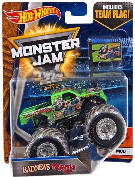Hot Wheels Monster Jam Monstertruck Badnews Travels Fast Cm Bol