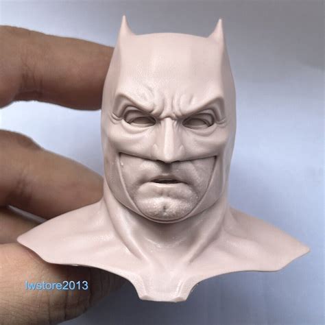 16 Ben Affleck Batman Head Sculpt Carved For 12 Male Action Figure