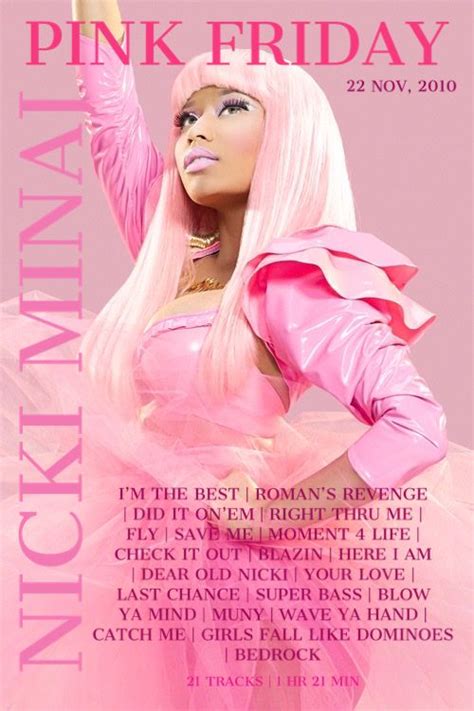 The Poster For Pink Friday Featuring Nicki Mina