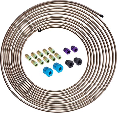 Amazon Nstarsmotor 25 Ft 1 4 True Copper Nickel Alloy Brake Line