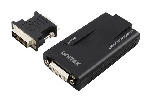 UNITEK USB 3.0 to DVI Adapter plus DVI to VGA Adapter - Best Deal ...