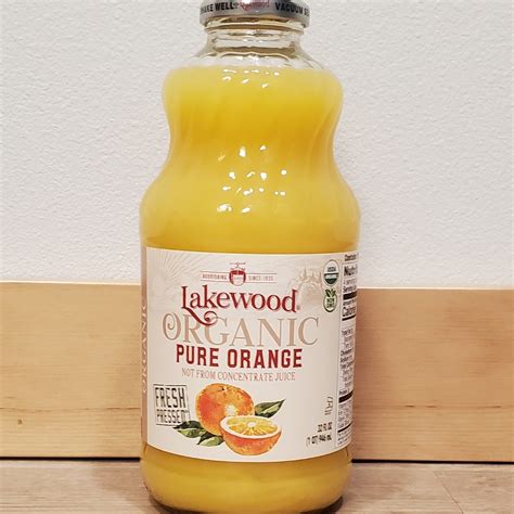 Lakewood Organic Organic Pure Orange Juice Reviews Abillion