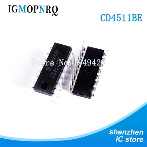 10PCS CD4511BE DIP16 CD4511 Encoder Decoder Multiplexer Und