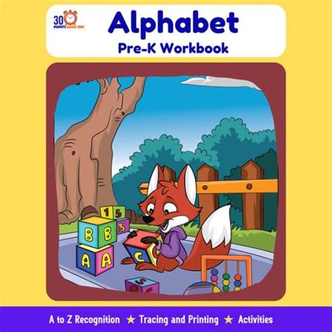 Alphabet Pre K Workbook 30 Minute Circle Time