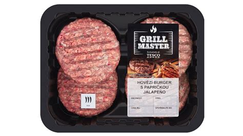 Hovězí burger Jalapeňo Grill Master Tesco levně Kupi cz