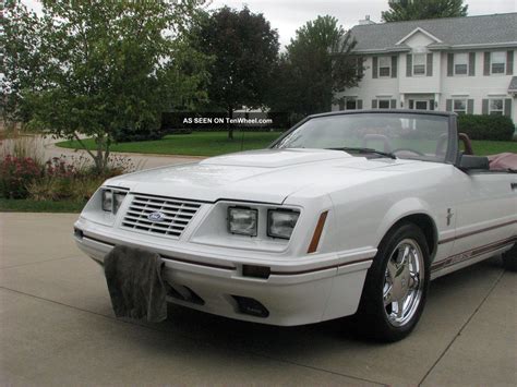 1984 20th Anniversary Ford Mustang Gt350 Convertible