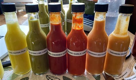My Hot Sauces From Summers Ago R Fermentation