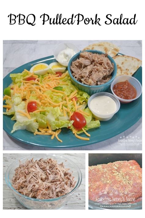 Bbq Pulled Pork Salad Grandma Honey S House