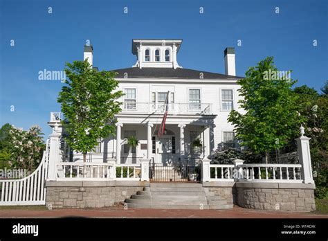 Historic Blaine House Governor S Mansion In Augusta Maine Stock Photo