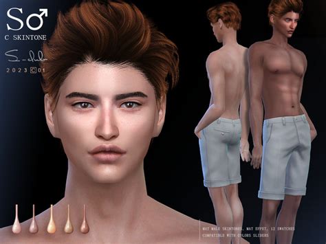 The Sims Resource Naturel Skintones For Male F