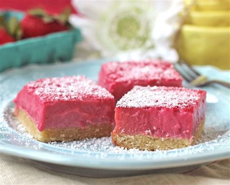 Healthy Raspberry Lemon Bars Recipe Cart