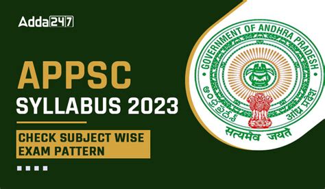 Andhra Pradesh Appsc Syllabus And Exam Pattern For Group I And Ii