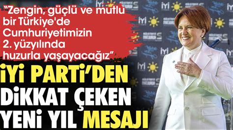 Y Parti Den Dikkat Eken Yeni Y L Mesaj