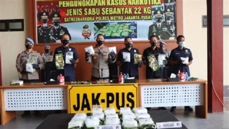 Ungkap Jaringan Narkoba Internasional Polisi Sita 22 Kg Sabu