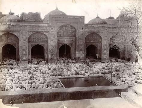 The Mosque Peshawar City Midday Prayer North West Frontier Of