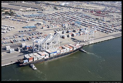 Photograph By Philip Greenspun Oakland Container Port Aerial 3