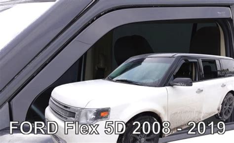 Wind Deflectors Ford Flex 5d 2008 2019 Front Only Lse Heko