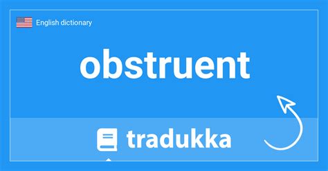 🇺🇸 What is obstruent? | Tradukka