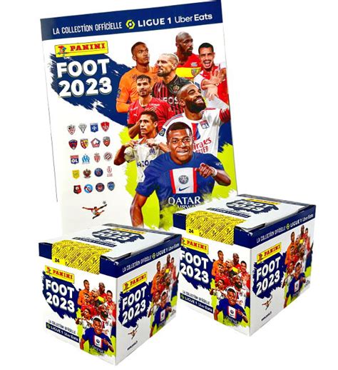 Panini Foot Ligue Stickers Album Boxes Packets