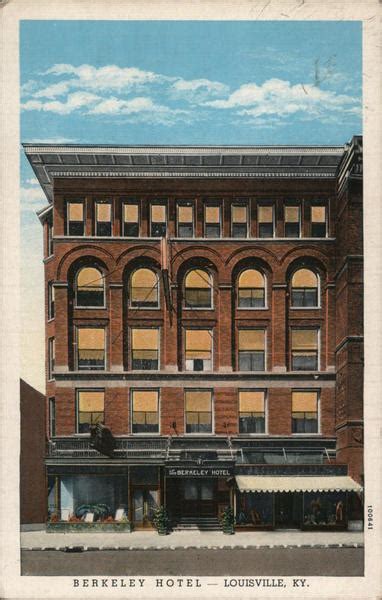 Berkeley Hotel Louisville Ky Postcard