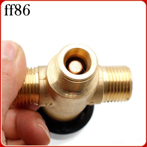 Thermostatic Mixing Valve Solid Brass Cold Heater Faucet Hot Mixer Washbasin Thermostat Water