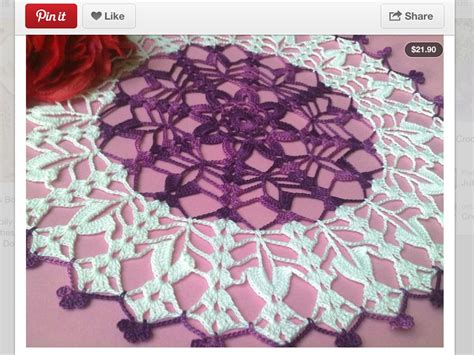 Pink Petal Doily Pattern Crochet Patterns Artofit