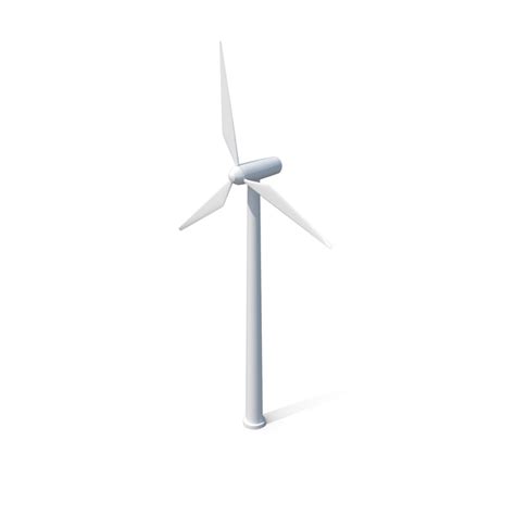 Wind Turbine No Background