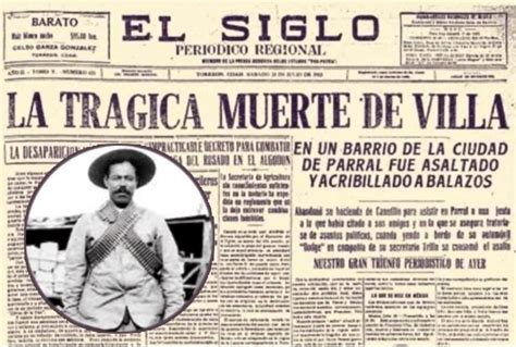 As Inform El Siglo De Torre N La Muerte De Pancho Villa En