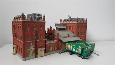 Herpa Kibri H0 Model Train Scenery 3 Factory Choice Of Brewery