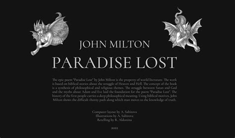 Paradise Lost - illustrated book on Behance