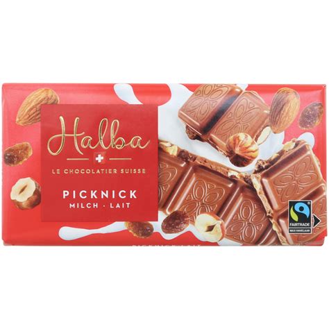 Buy Halba Chocolate Bar Milk Picnic 100g Cheaply Coopch