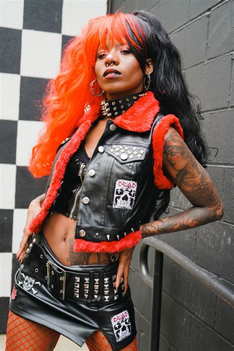 Itsroxyvail Afro Punk Fashion Punk Outfits Afro Goth