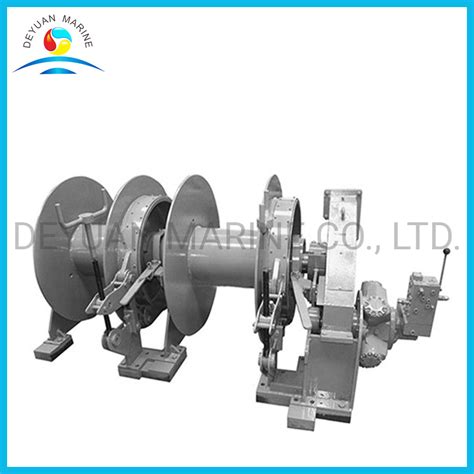 Marine Hydraulic Double Drum Mooring Winch China Mooring Winch And