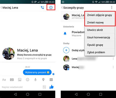 Jak Zmieni Nazw I Ikon Obraz Rozmowy Grupowej Na Facebooku