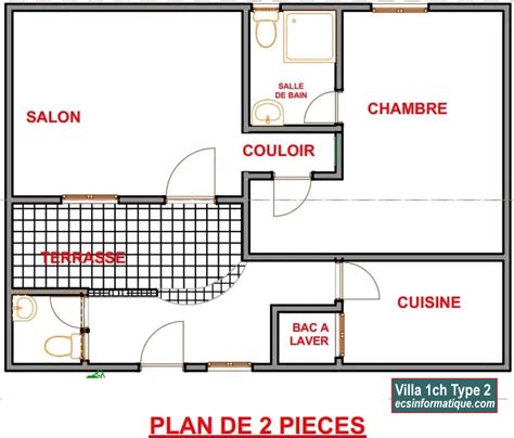 Plan De Maison Chambre Salon Meilleurs Mod Les De Distribution D