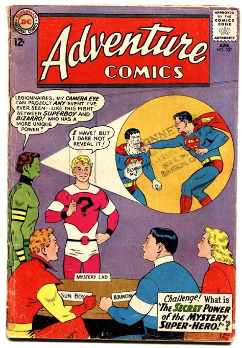 Adventure Comics Superboy Legion Super Heroes Comic Books